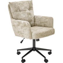 Fotel obrotowy FLORES Jasny Brąz Podstawowe