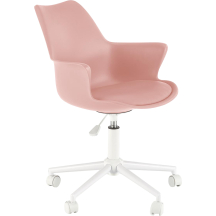 Fotel obrotowy młodzieżowy GASLY Różowy Podstawowe