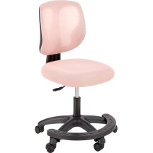 Fotel obrotowy młodzieżowy NANI Różowy Podstawowe (2)