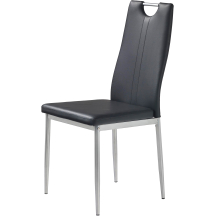 Krzesło metalowe K-202 Czarny Podstawowe