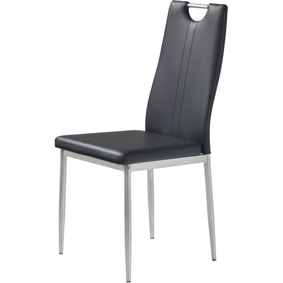 Krzesło metalowe K-202 Czarny Podstawowe