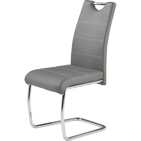 Krzesło metalowe K-211 Popiel Podstawowe