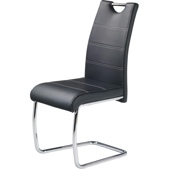 Krzesło metalowe K-211 Czarny Podstawowe