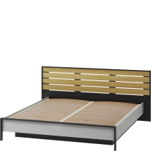 Łóżko 180 x 200 ze stelażem i pojemnikiem GRIS Podstawowe