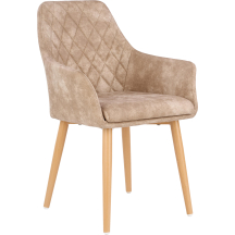 Krzesło metalowe K-287 Buk / Beż Podstawowe