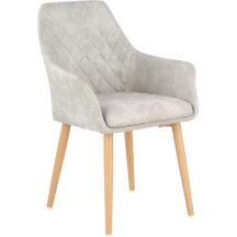 Krzesło metalowe K-287 Buk / Popiel Podstawowe