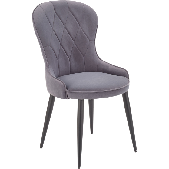 Krzesło metalowe K-366 Czarny / Popiel Podstawowe