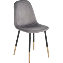 Krzesło metalowe K-379 Czarny / Złoty / Popiel Podstawowe