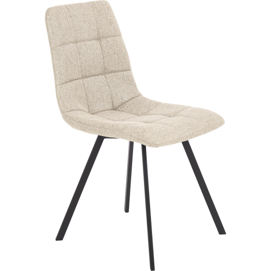 Krzesło metalowe K-402 Czarny / Beż Podstawowe