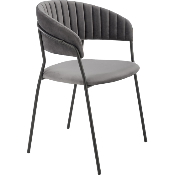 Krzesło metalowe K-426 Czarny / Popiel Podstawowe