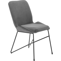Krzesło metalowe K-454 Czarny / Popiel Podstawowe
