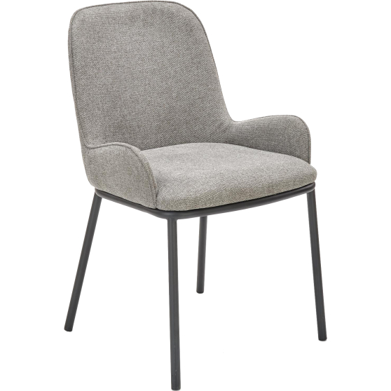 Krzesło metalowe K-481 Czarny / Popiel Podstawowe