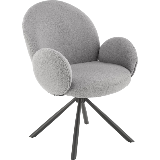 Krzesło metalowe K-498 Czarny / Popiel Podstawowe