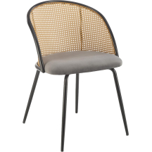 Krzesło metalowe K-508 Czarny / Popiel Podstawowe