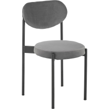 Krzesło metalowe K-509 Czarny / Popiel Podstawowe