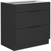 Szafka dolna stojąca 3 szuflady 80D 3S SIENA Podstawowe