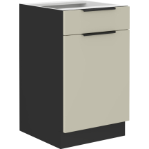 Szafka dolna stojąca 1 drzwi 1 szuflada 50 D 1F 1S ARONA Podstawowe