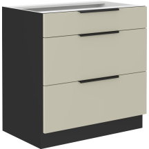 Szafka dolna stojąca 3 szuflady 80D 3S ARONA Podstawowe
