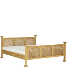 Łóżko drewniane sosnowe 200 x 200 LK705 Podstawowe (1)