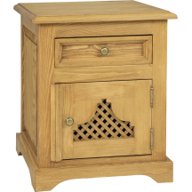 Szafka nocna drewniana sosnowa Prawa SN704 Podstawowe