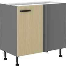 Szafka dolna stojąca narożna 1 drzwi 105 ND 1F SCANDI Podstawowe