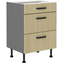 Szafka dolna stojąca 3 szuflady 60D 3S SCANDI Podstawowe