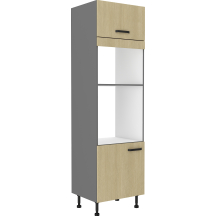 Szafka dolna wysoka słupek pod zabudowę piekarnika i mikrofali 60 DPM-215 2F SCANDI Podstawowe