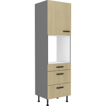 Szafka dolna wysoka słupek pod zabudowę piekarnika 60 DPS-215 3S 1F SCANDI Podstawowe