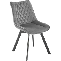 Krzesło metalowe K-520 Czarny / Ciemny Popiel Podstawowe