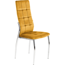Krzesło metalowe K-416 Musztardowy Podstawowe
