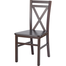 Krzesło drewniane DARIUSZ 2 Ciemny Orzech Podstawowe