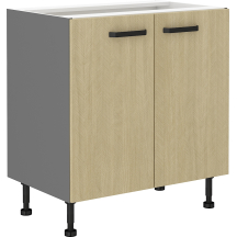 Szafka dolna stojąca 2 drzwi 80 D 2F SCANDI Podstawowe