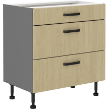 Szafka dolna stojąca 3 szuflady 80D 3S SCANDI Podstawowe
