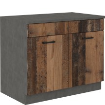 Szafka dolna stojąca 2 drzwi z blatem SPUB 100 MARIA OLD Podstawowe