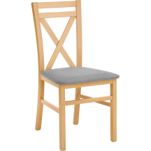 Krzesło drewniane DARIUSZ Dąb Miodowy / tap: Inari 91 Podstawowe