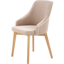 Krzesło drewniane TOLEDO 2 Dąb Miodowy / tap: Solo 252 Podstawowe