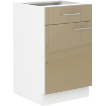 Szafka dolna stojąca 1 drzwi 50 D 1F LARA CAPPUCINO POŁYSK Podstawowe