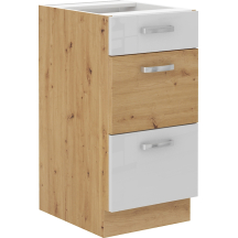Szafka dolna stojąca 3 szuflady 40 D 3S ARTISAN BIAŁY POŁYSK Podstawowe
