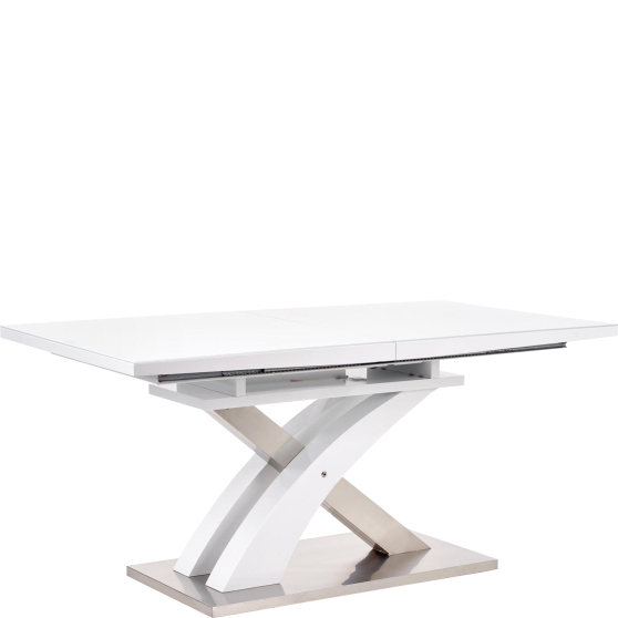 Stół rozkładany 160-220x90x75 SANDOR 2 Biały Podstawowe