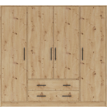 Szafa 4D Dąb Artisan SR1 SMART Podstawowe