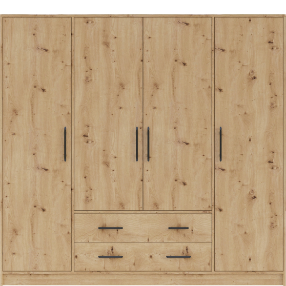 Szafa 4D Dąb Artisan SR1 SMART Podstawowe