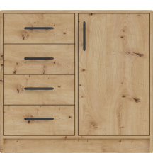 Komoda mała Dąb Artisan SRK2 SMART Podstawowe