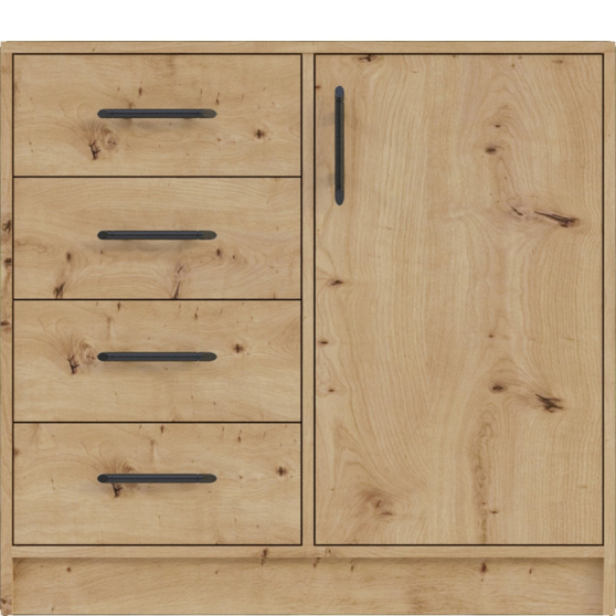 Komoda mała Dąb Artisan SRK2 SMART Podstawowe