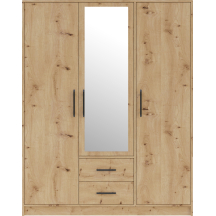 Szafa 3D Dąb Artisan z lustrem SRL2 SMART Podstawowe