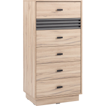 Komoda AL18 ALLMO SYPIALNIA DĄB ESTANA JASNY Podstawowe