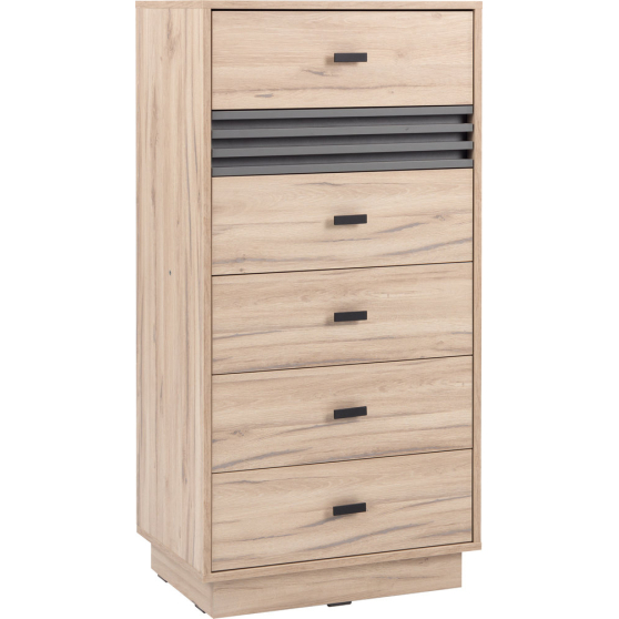 Komoda AL18 ALLMO SYPIALNIA DĄB ESTANA JASNY Podstawowe