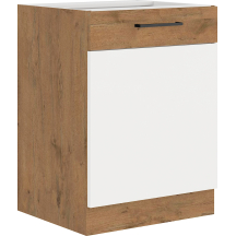 Szafka dolna stojąca 1 drzwi 60 D 1F VIGO BIAŁY POŁYSK Podstawowe