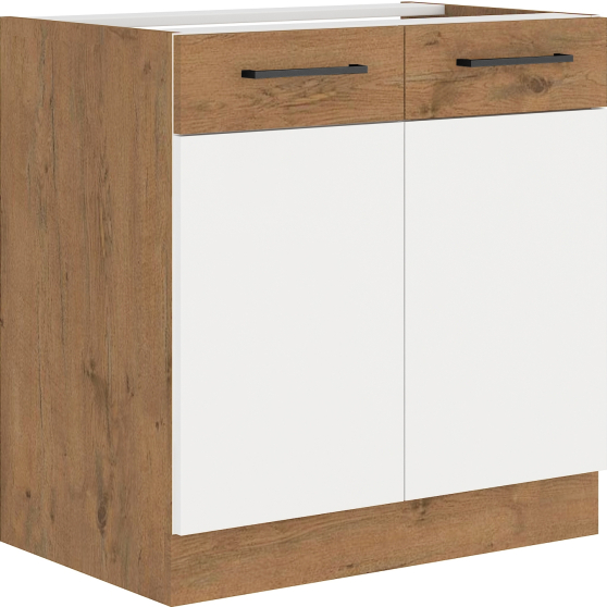 Szafka pod zlewozmywak 2 drzwi 80 ZL 2F VIGO BIAŁY POŁYSK Podstawowe
