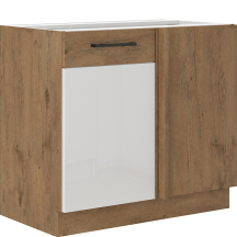 Szafka dolna stojąca narożna 1 drzwi 105 ND 1F VIGO BIAŁY POŁYSK Podstawowe