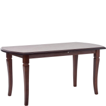 Stół rozkładany 160-240x90x74 FRYDERYK Ciemny Orzech Podstawowe